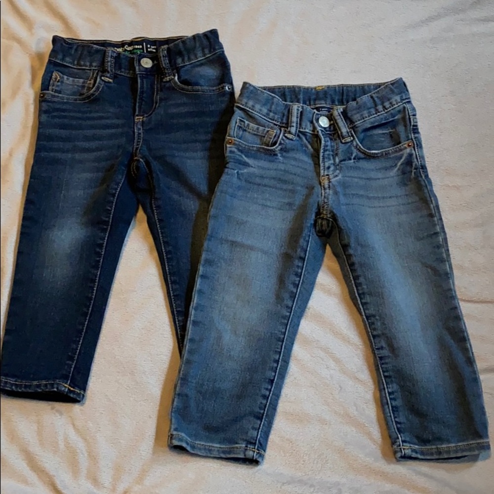 Gap slim jeans bundle 2T